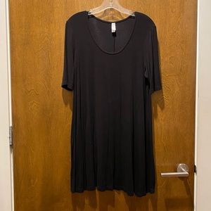 Black American Apparel Short Sleeved Dress